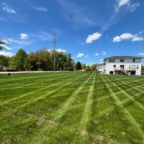 Lawn mowing in Okemos Michigan 